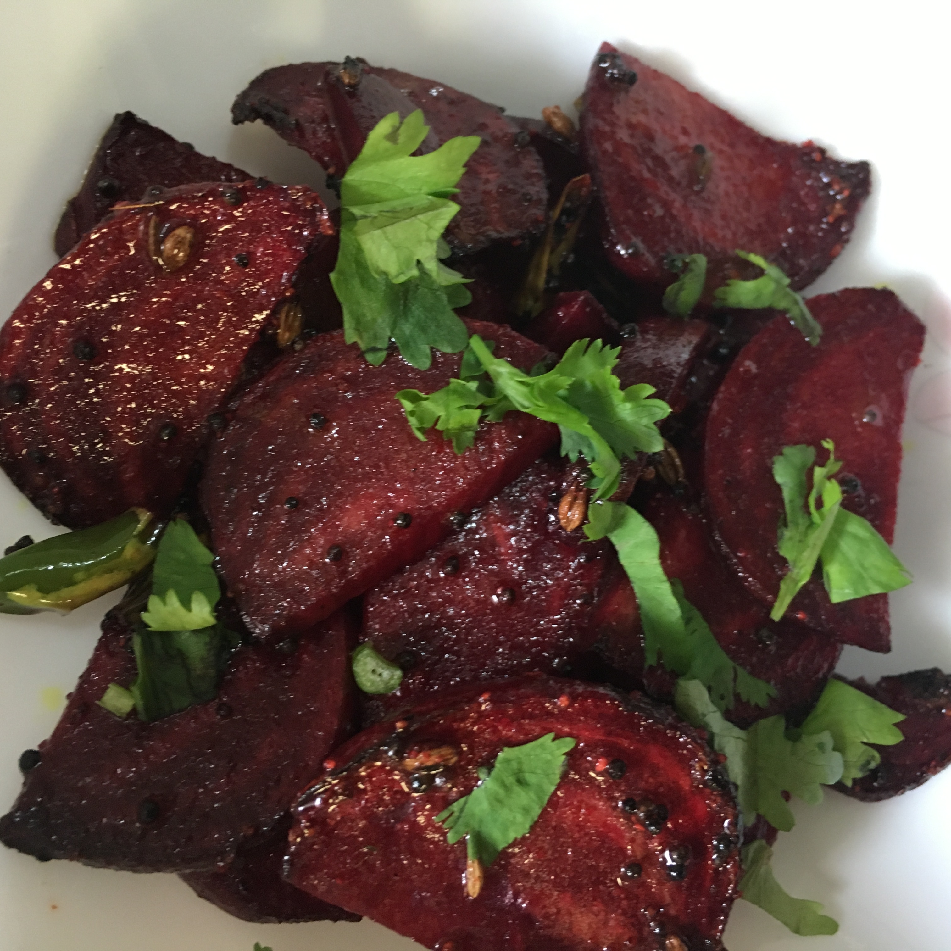 Fried beetroot Salad