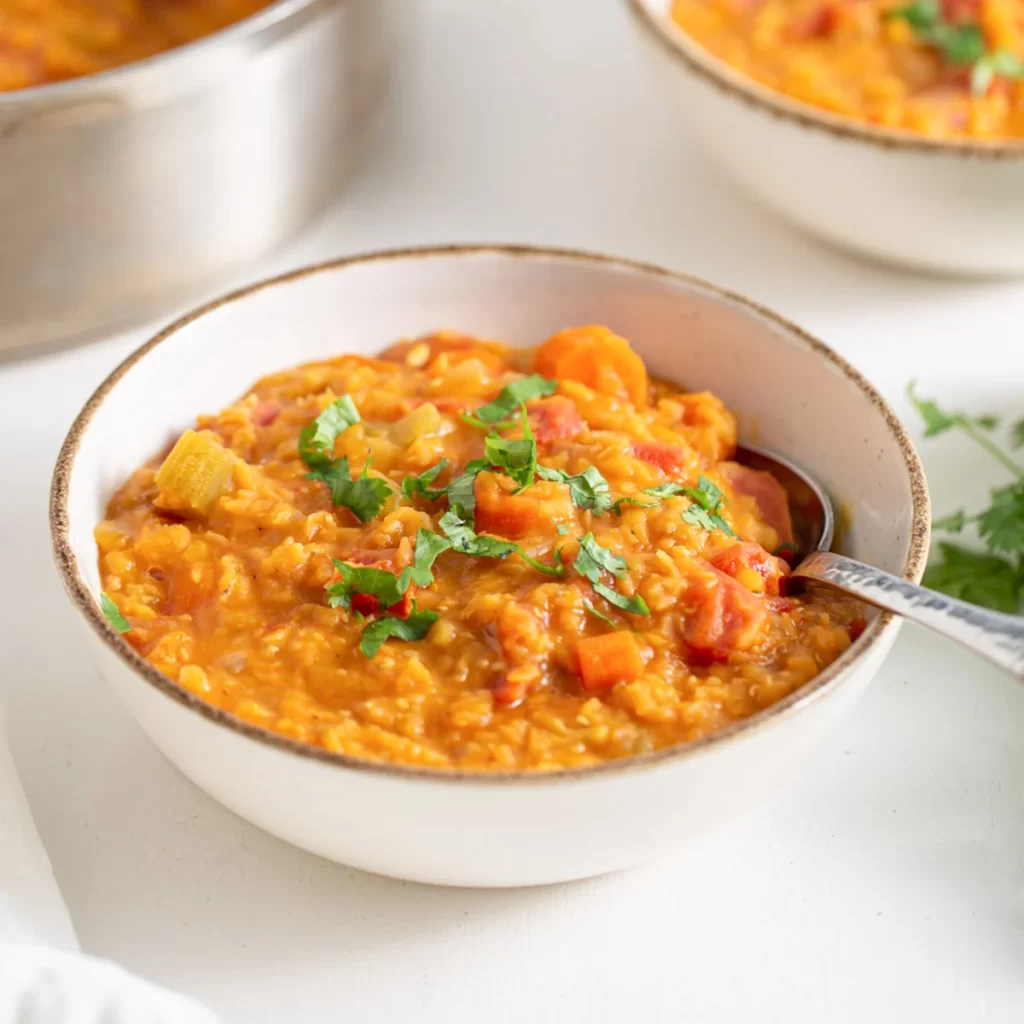 Vegan lentil soup