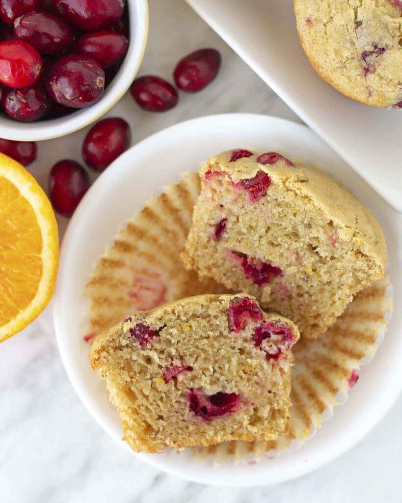 Vegan Cranberry Muffins